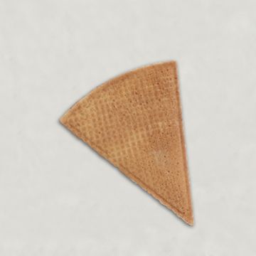 Kornet za tartlete 78 mm, s servirnim stojalom - zelene boje - 35 komada