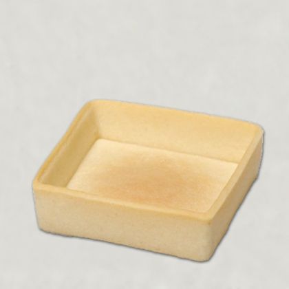 Törtchen 71 mm mit Butter – mittelgroß, quadratisch, süß – 12 Stück